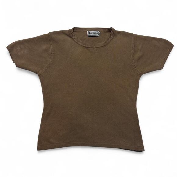 Burberry’s of London 80s Vintage 100% Cashmere Sweater Blouse Top Small - Picture 1 of 8